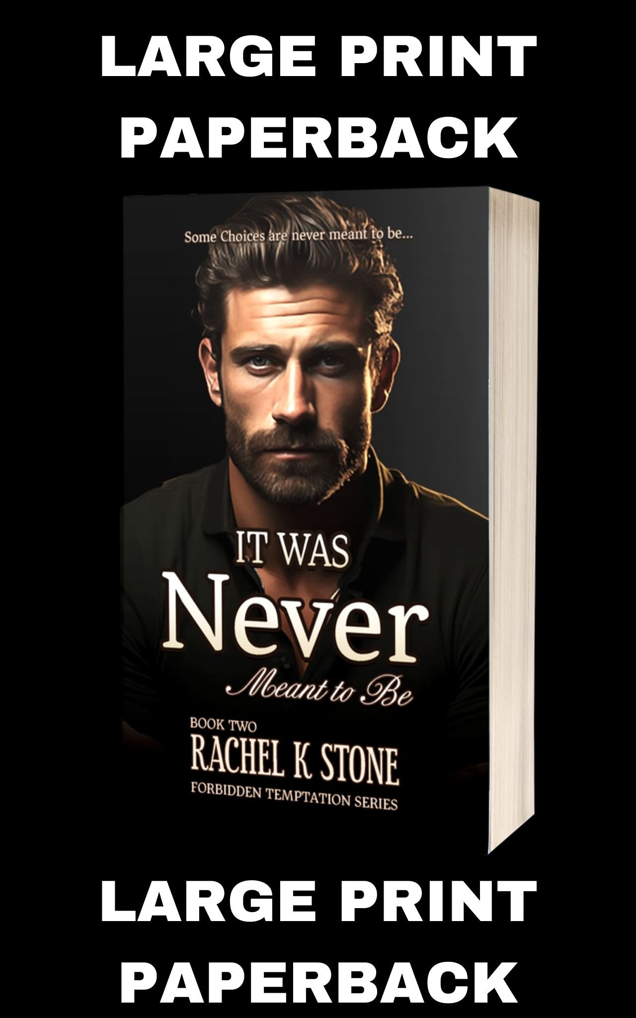  It Was Never Meant to Be (Forbidden Temptations Series, Large Print Paperback Book 2)